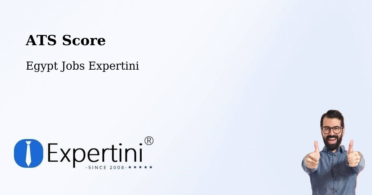 Resume ATS Score & Job Description Match Tool – Kousa - Egypt Jobs Expertini